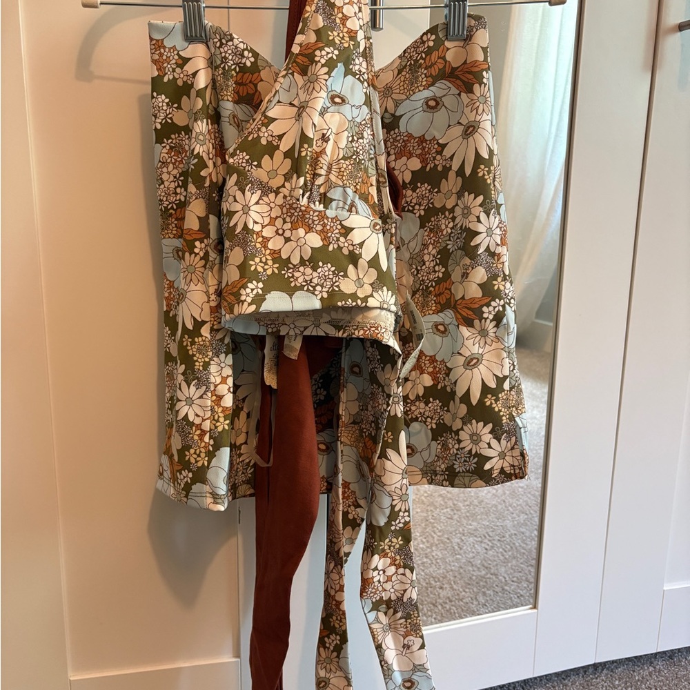 Altar'd State Skirt & Halter Top set (2 tops included!)